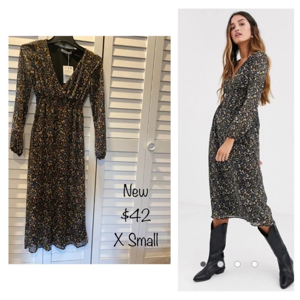 Floral midi dress